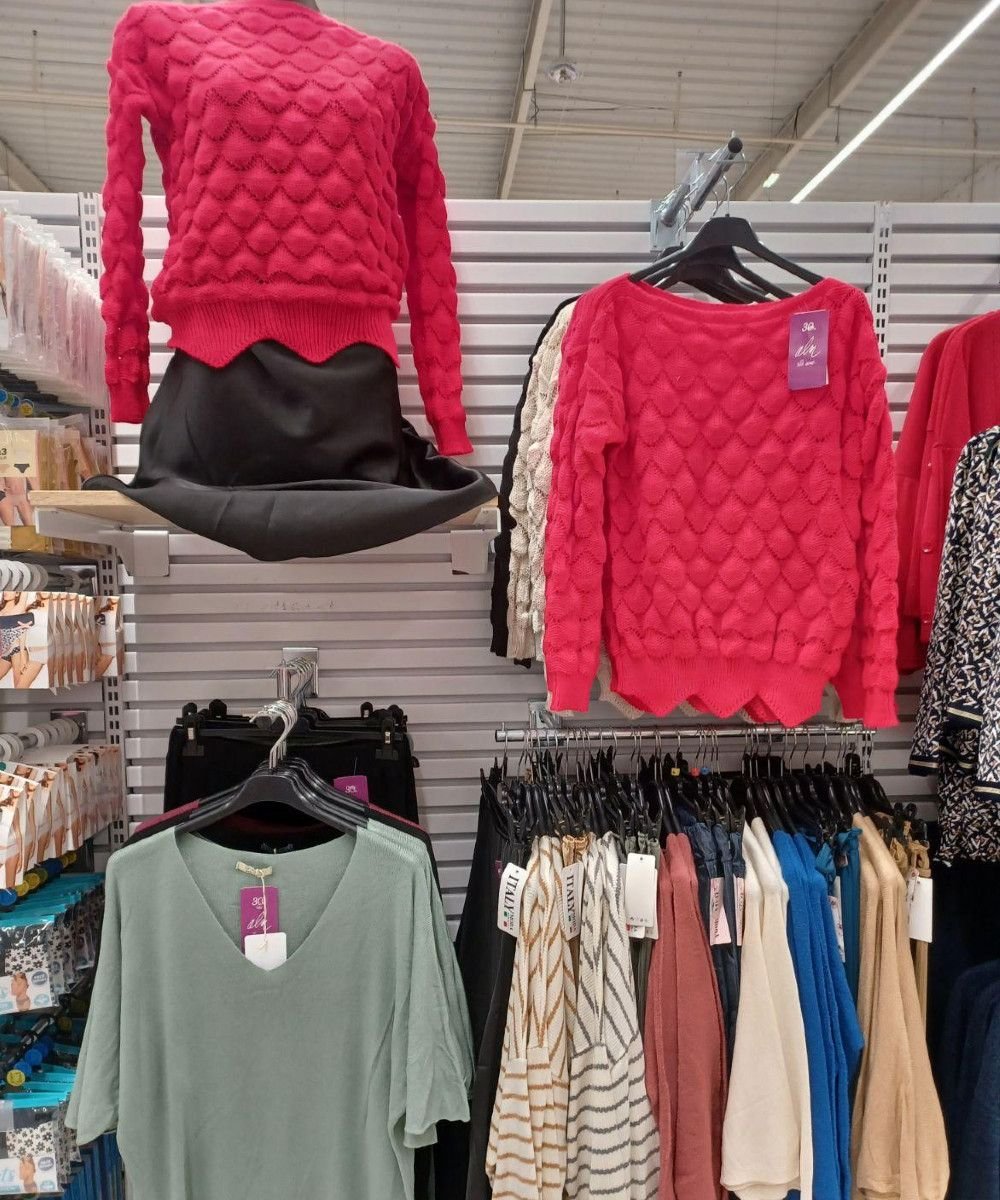 alm dans les rayon textile supermarch