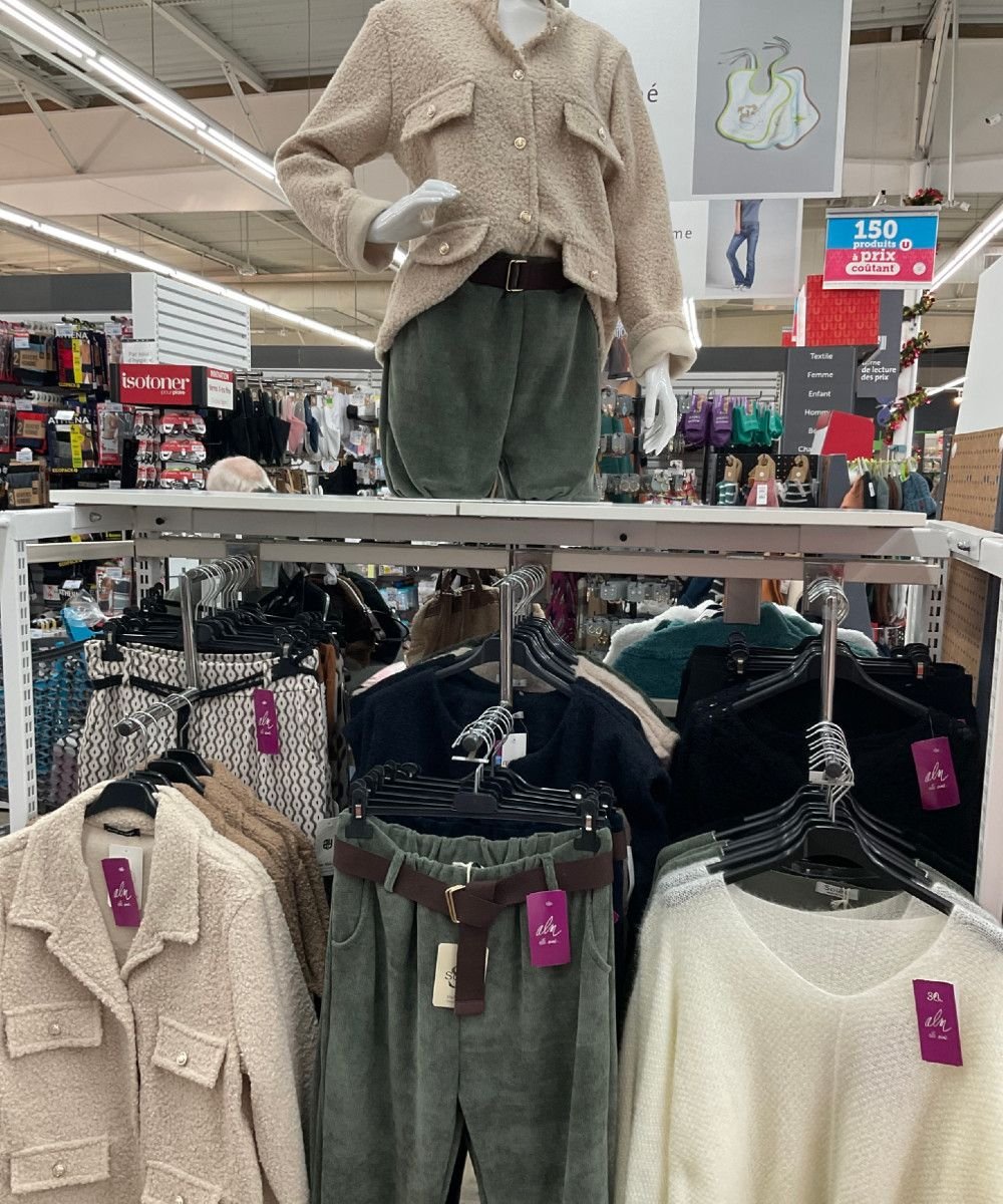 alm rayon textile supermarché